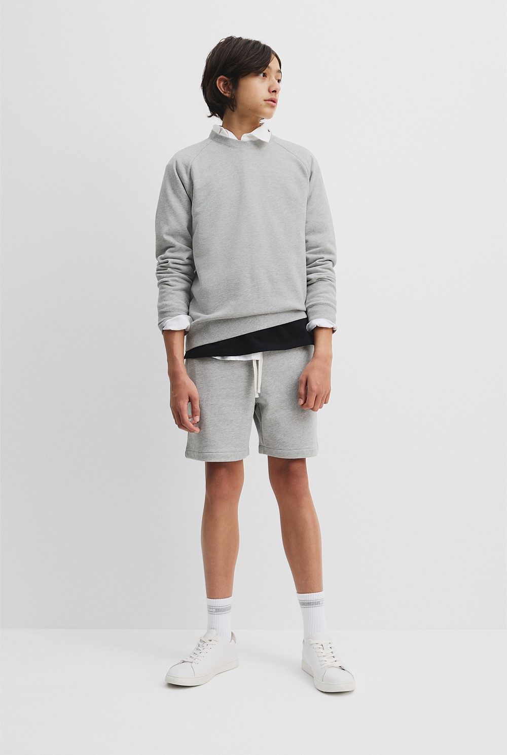 Teen Recycled Cotton Blend Panelled Sweat