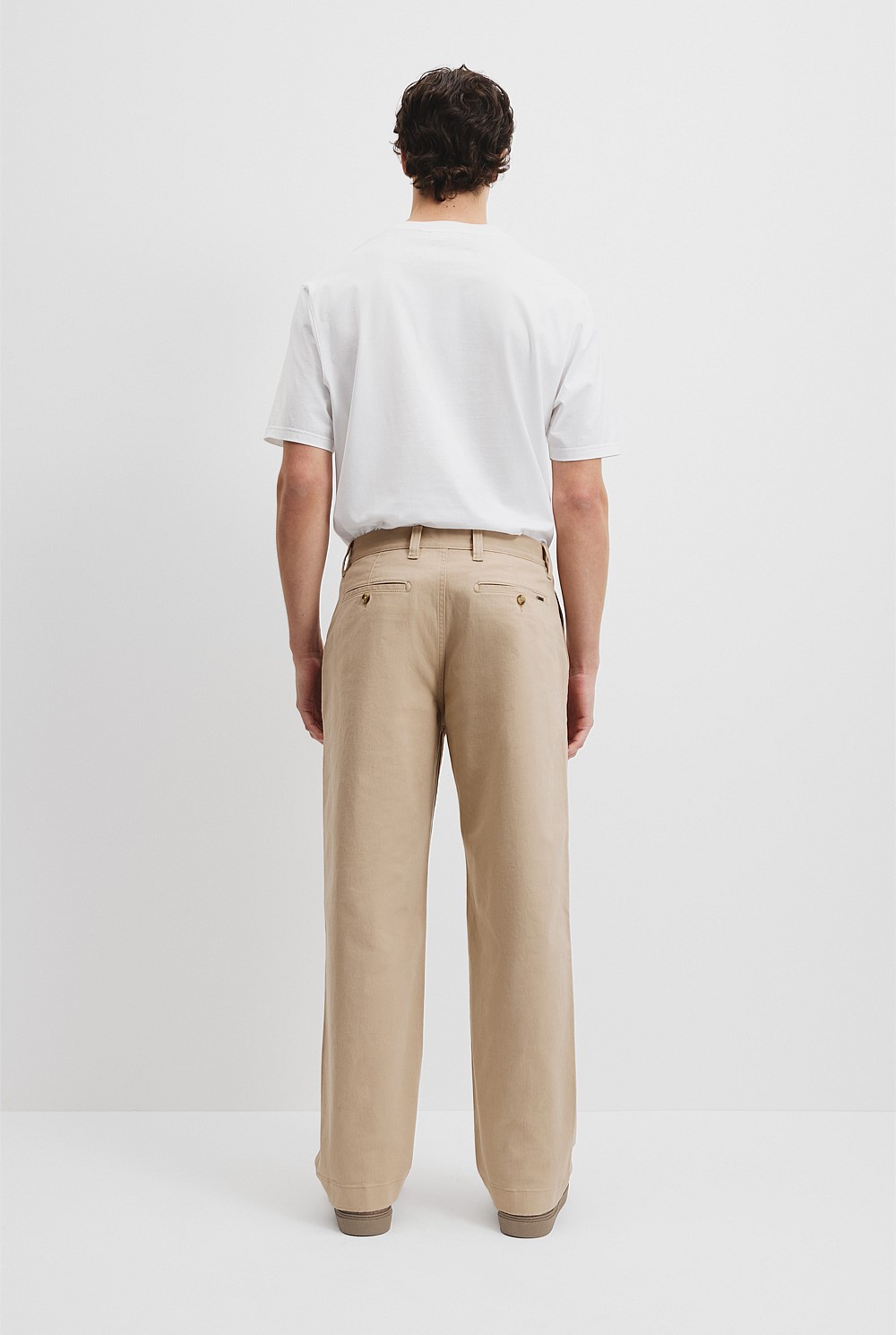 Relaxed Fit Twill Pant