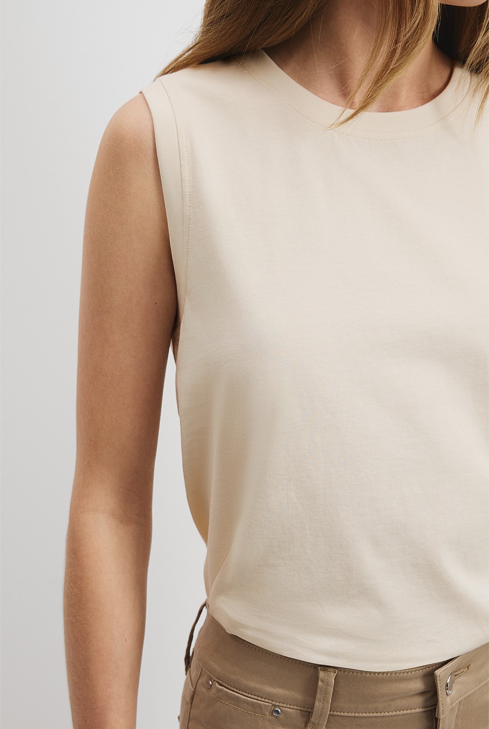 Australian Cotton Relaxed Tank