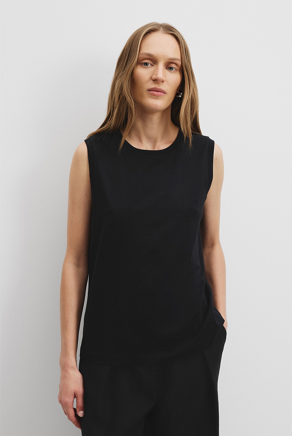 Australian Cotton Relaxed Tank