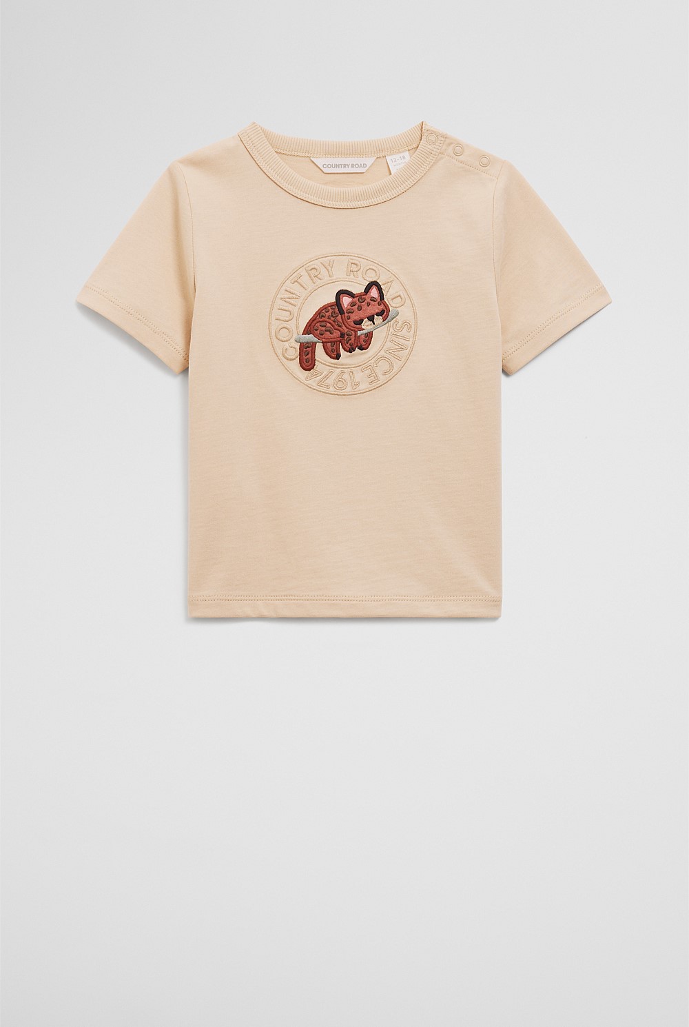 Organically Grown Cotton Sleeping Leopard T-Shirt