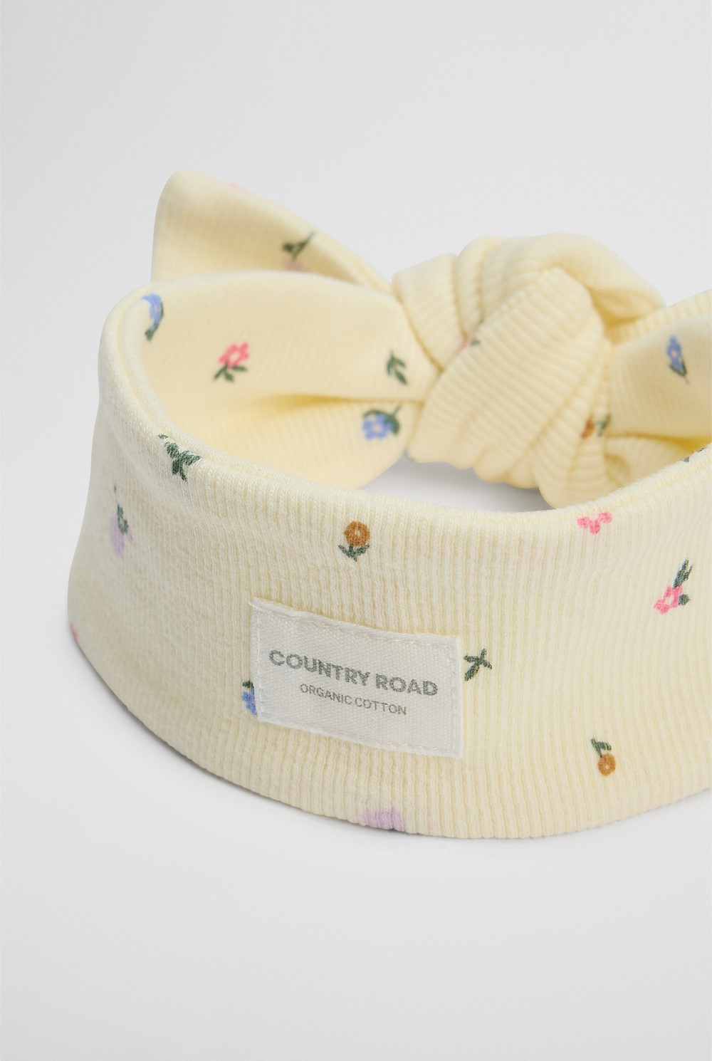 Organically Grown Cotton Rib Headband