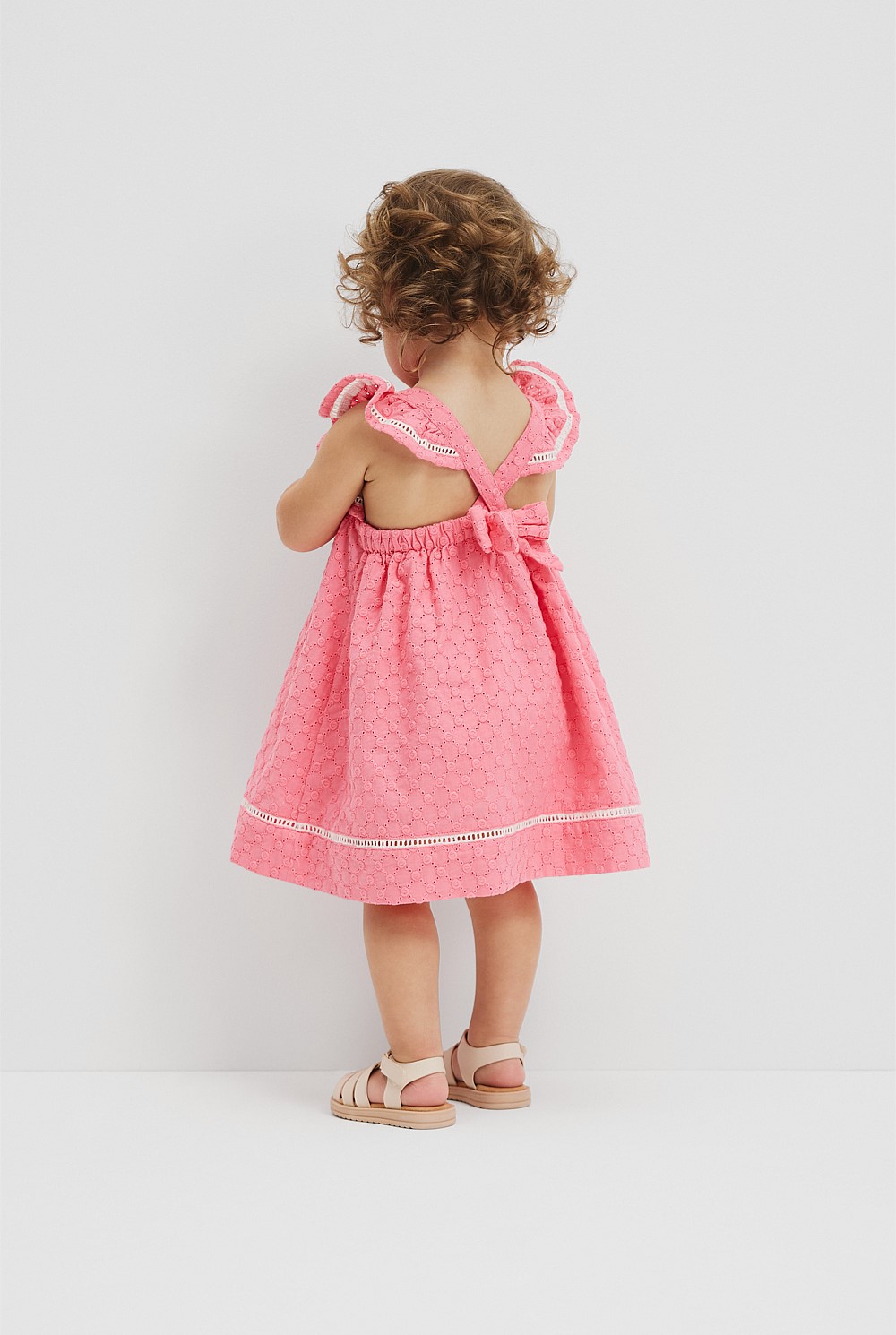 Broderie Frill Dress