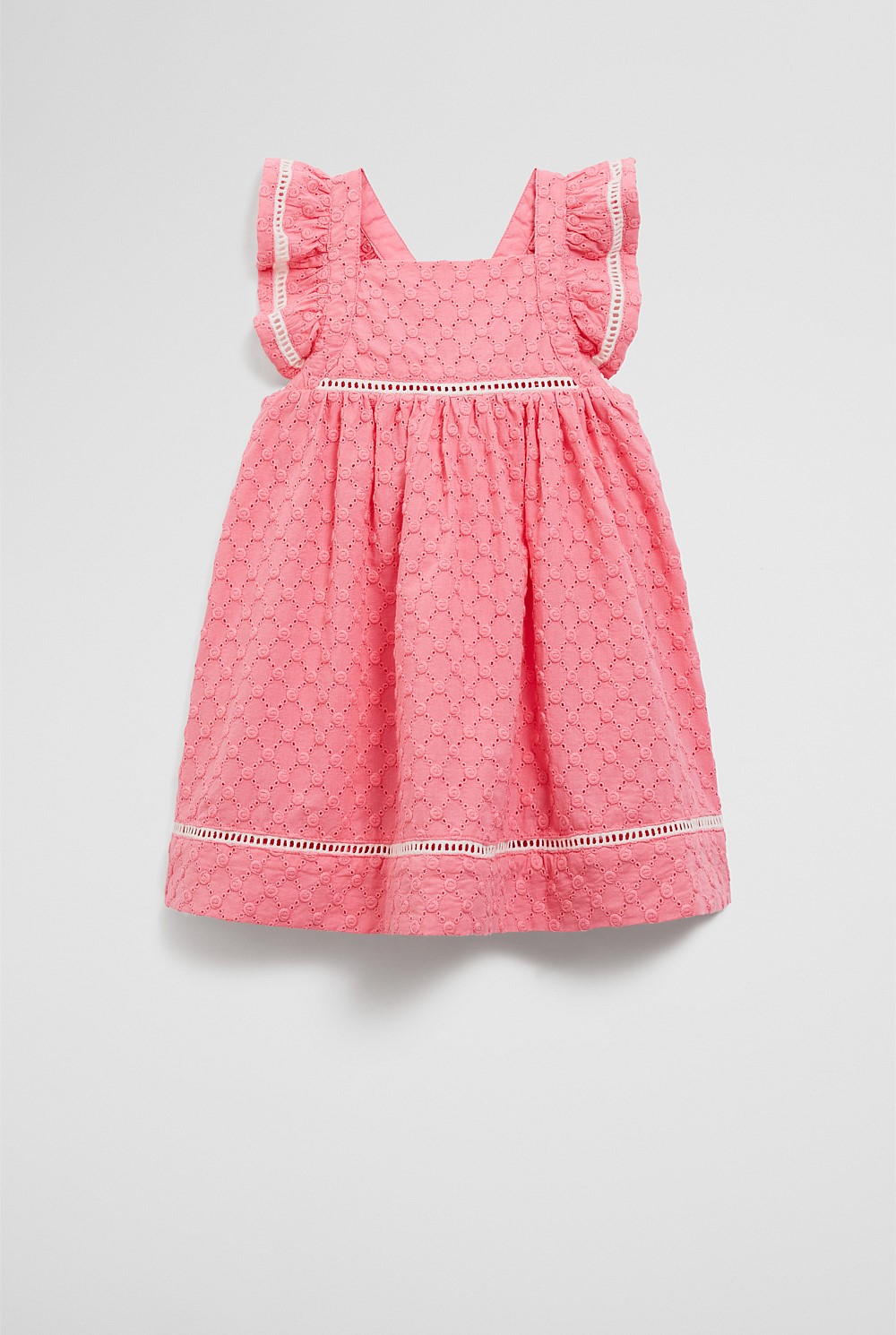 Broderie Frill Dress