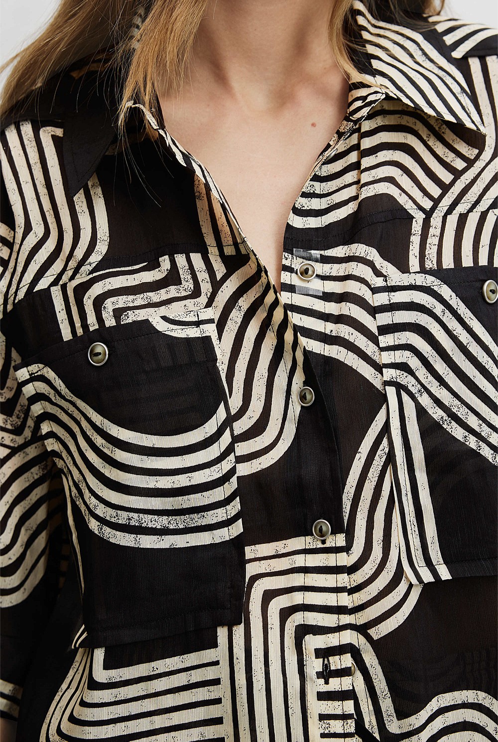 Print Utility Shirt