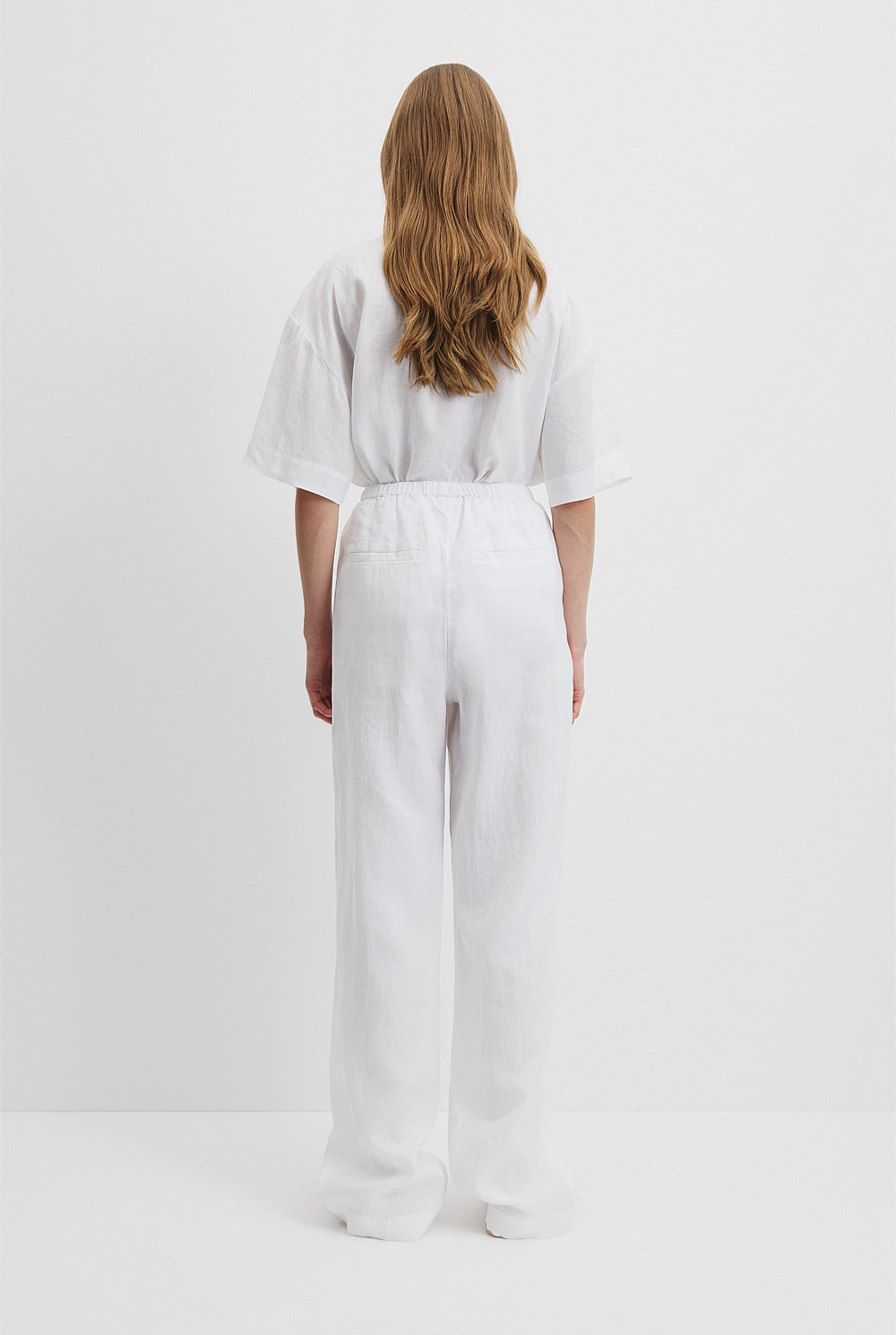 Organically Grown Linen Pull-On Pant