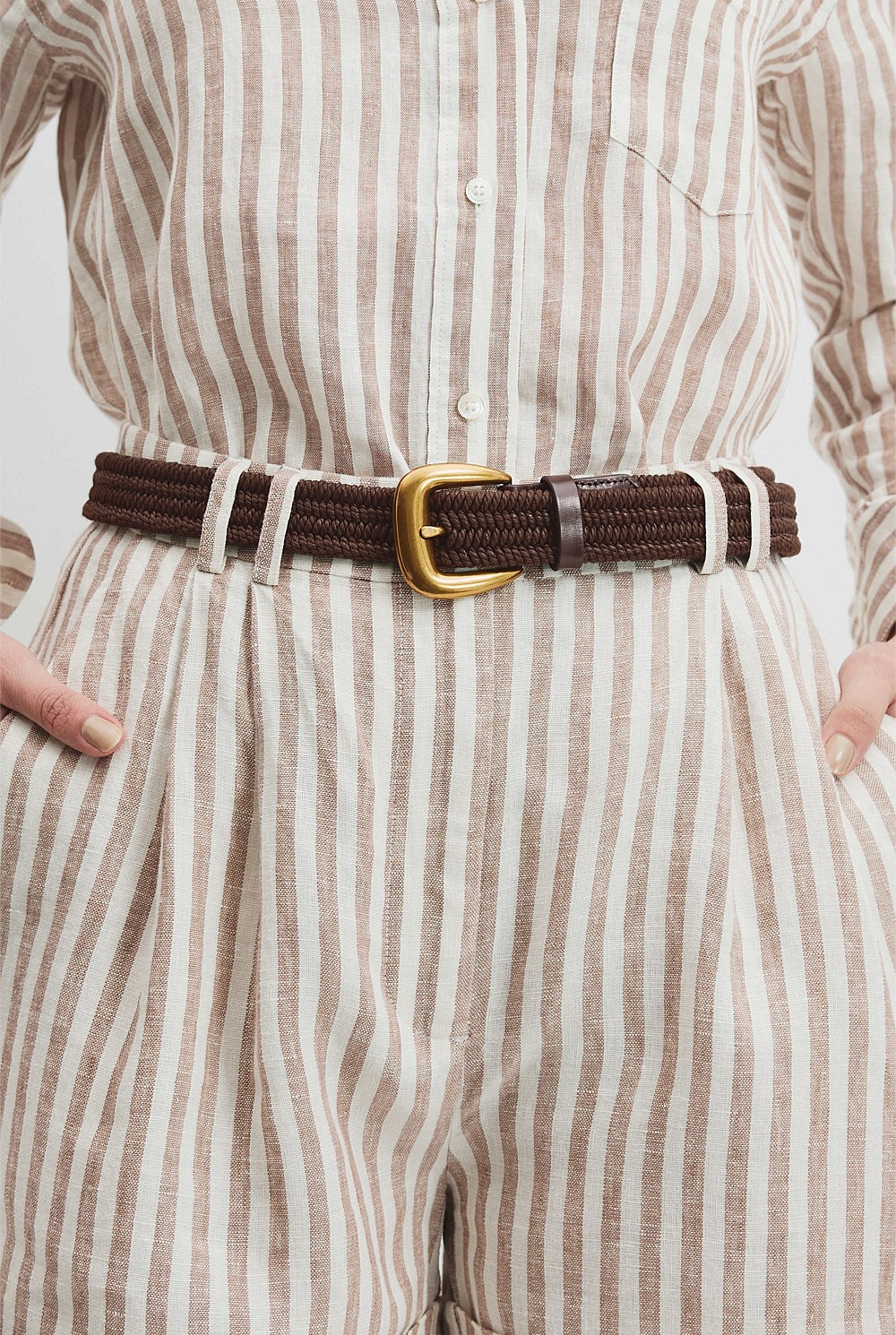 Mid Braided Belt