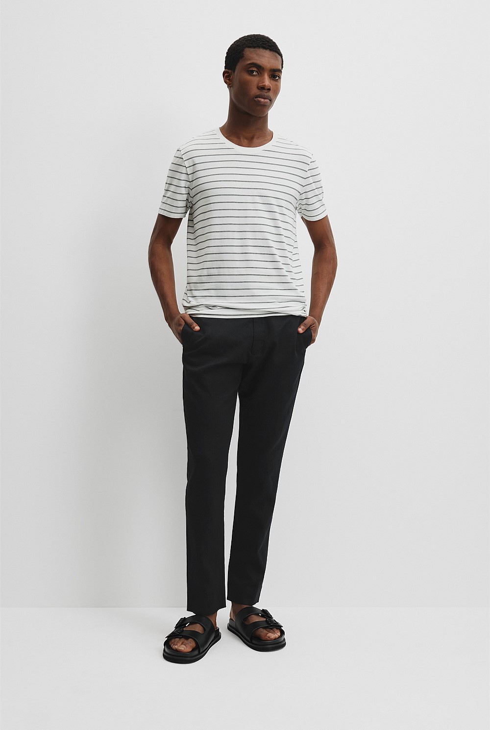 Pima Crew Stripe T-Shirt