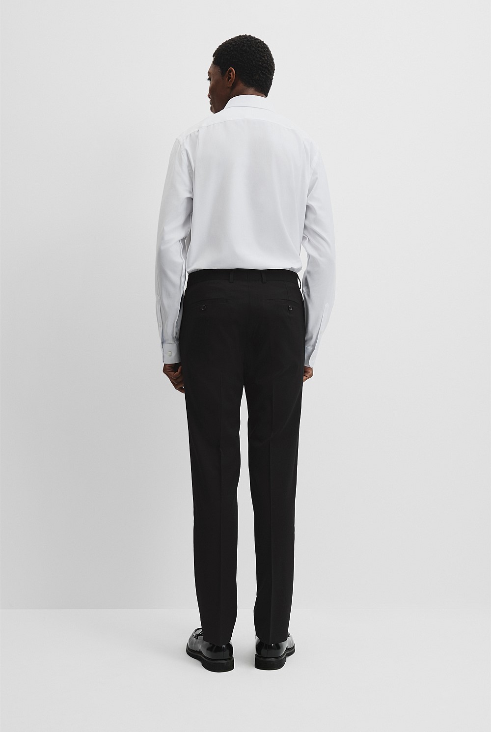 Regular Fit Italian-Woven Wool Pant