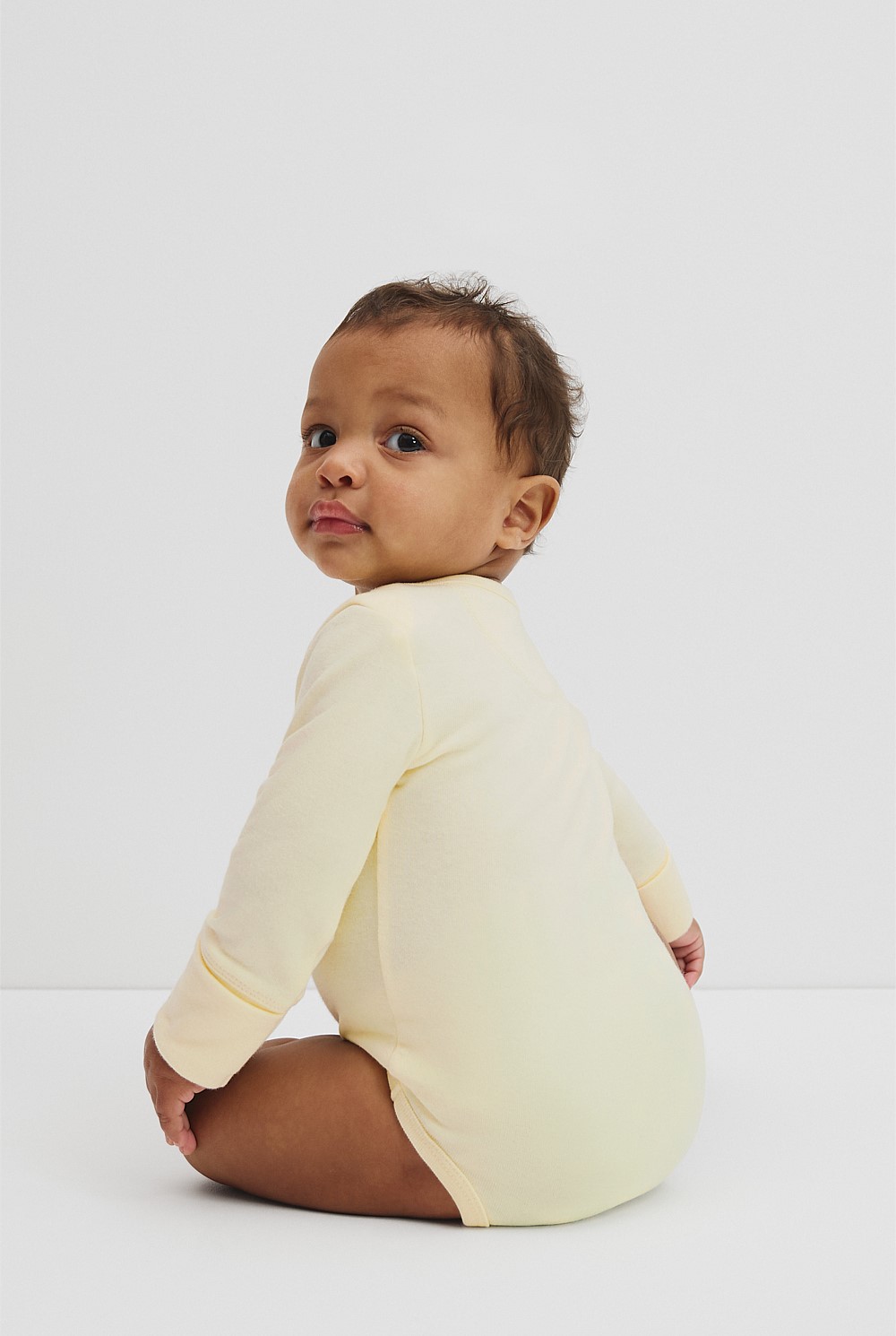 Organically Grown Cotton Heritage Long Sleeve Bodysuit