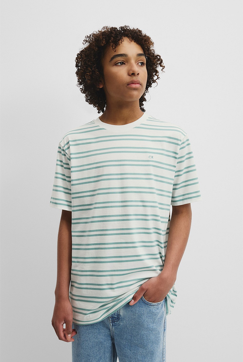 Teen Australian Cotton Relaxed Fit CR T-Shirt