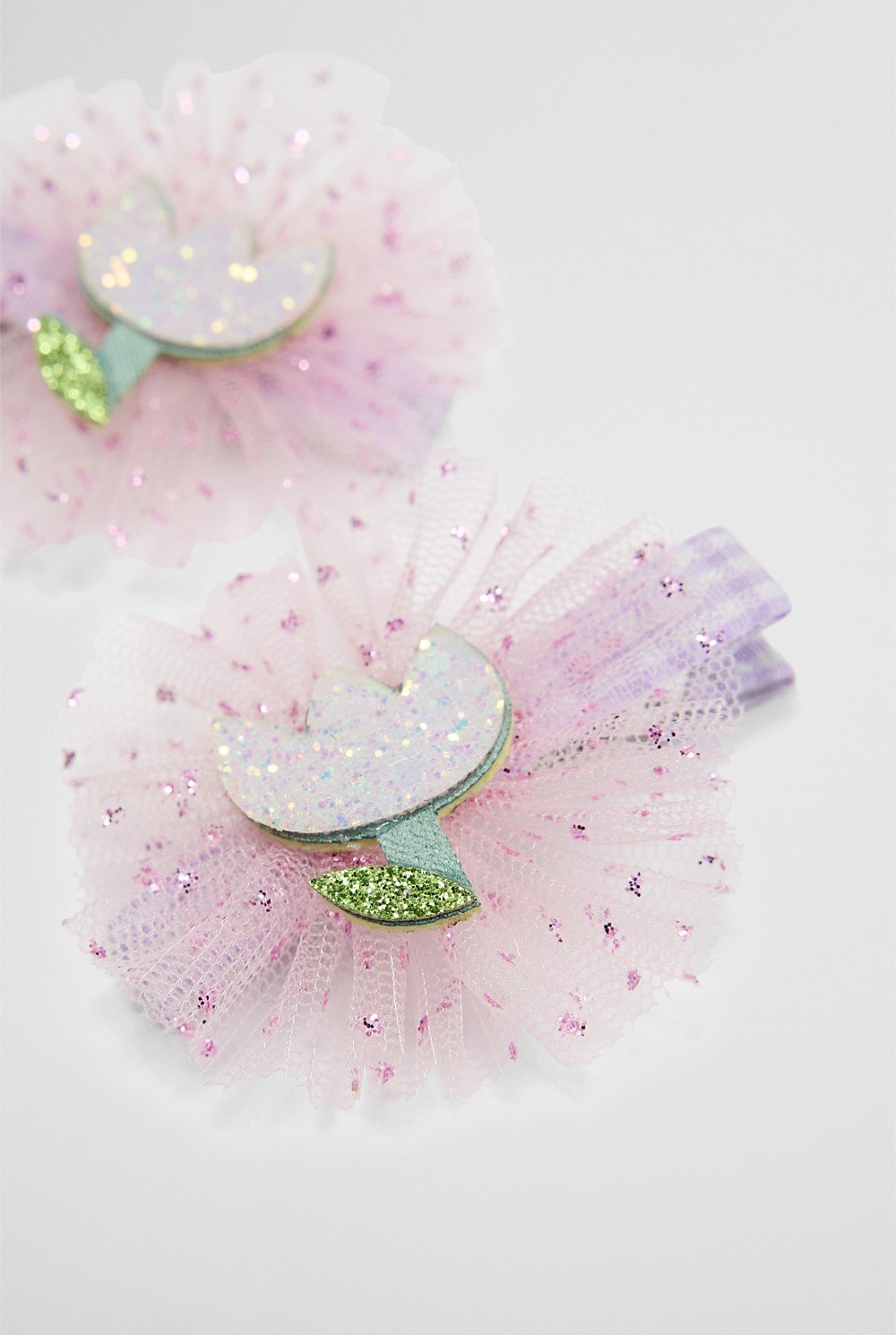 Tulle Flower Clip Pack of 2