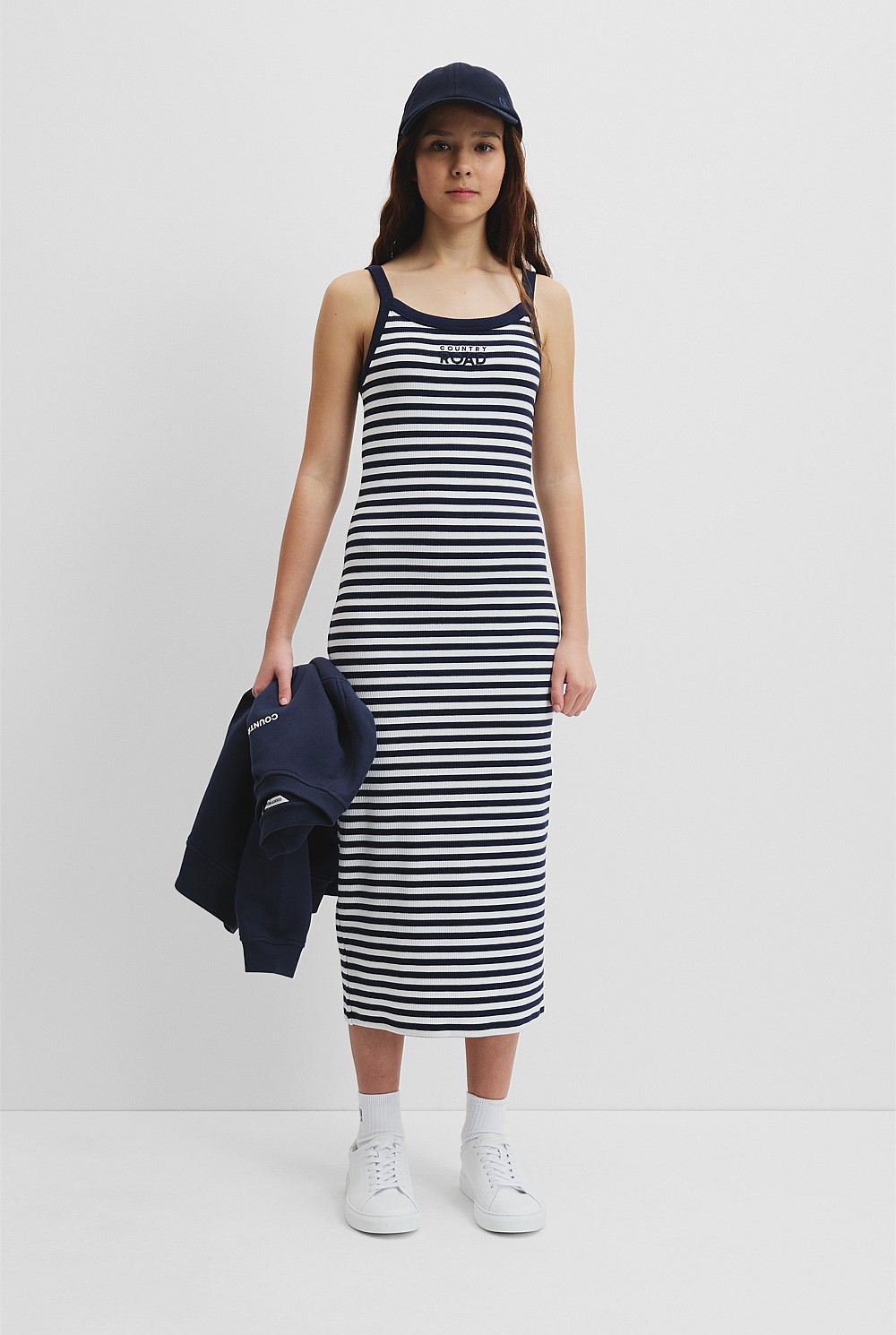 Teen Rib Midi Dress