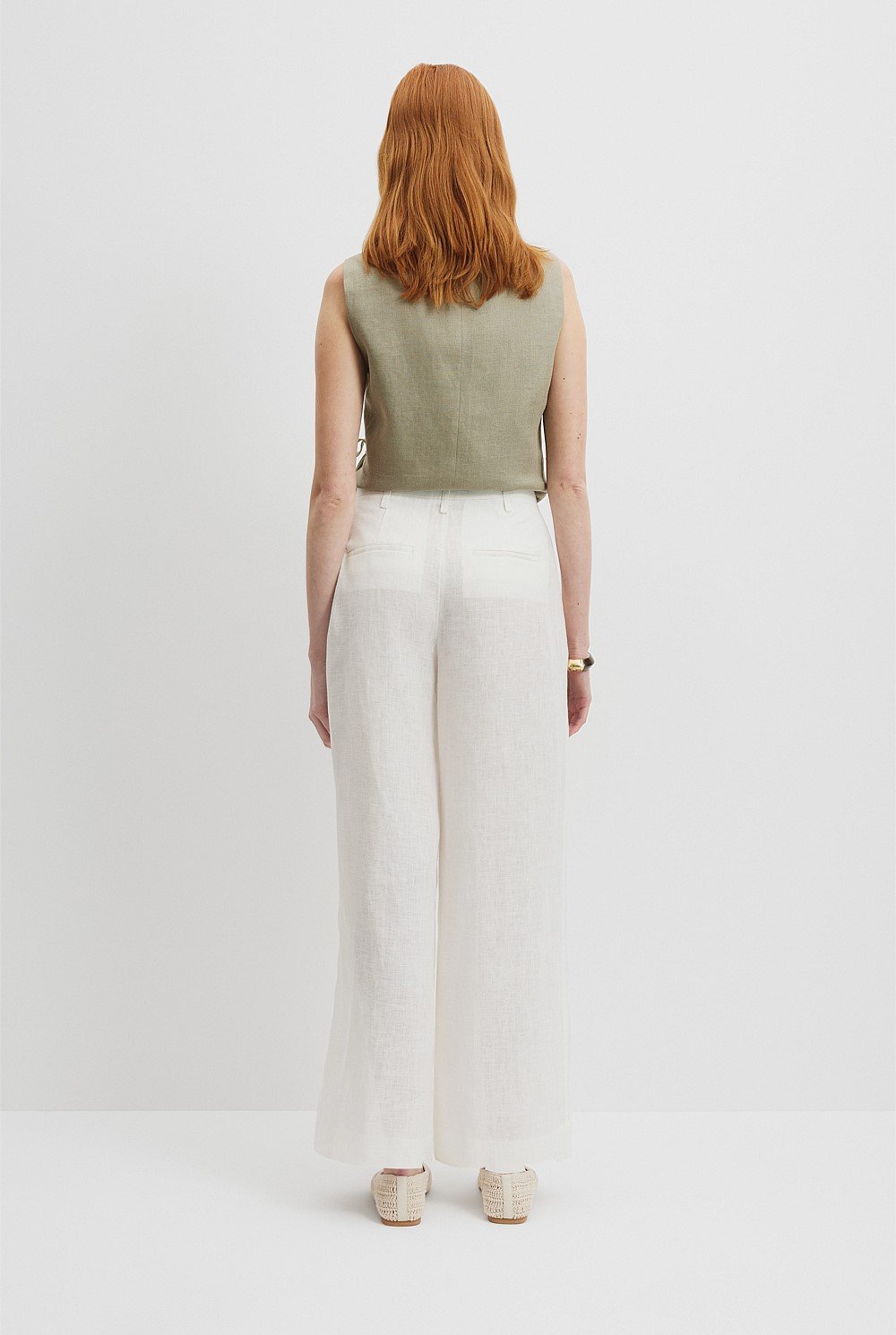 Organically Grown Linen Yarn Dyed Pant