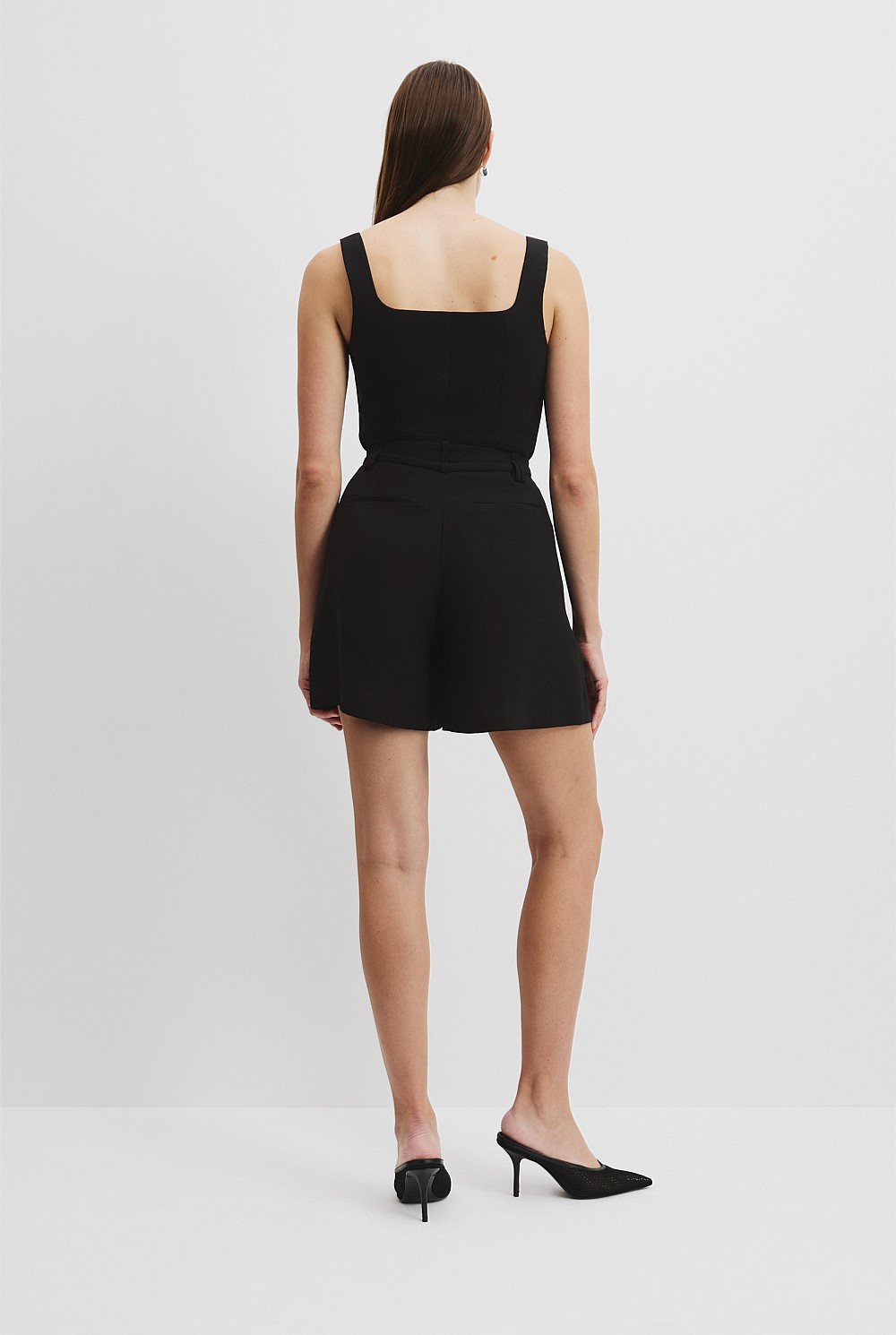 Pleat Front Short