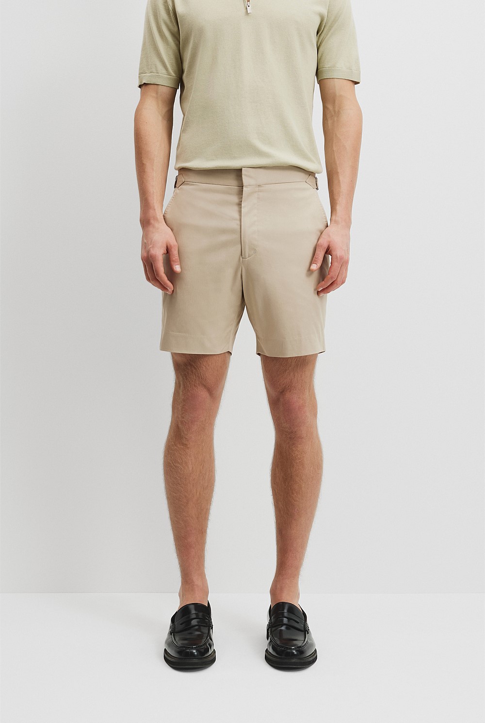 Organically Grown Cotton Strap Buckle Short