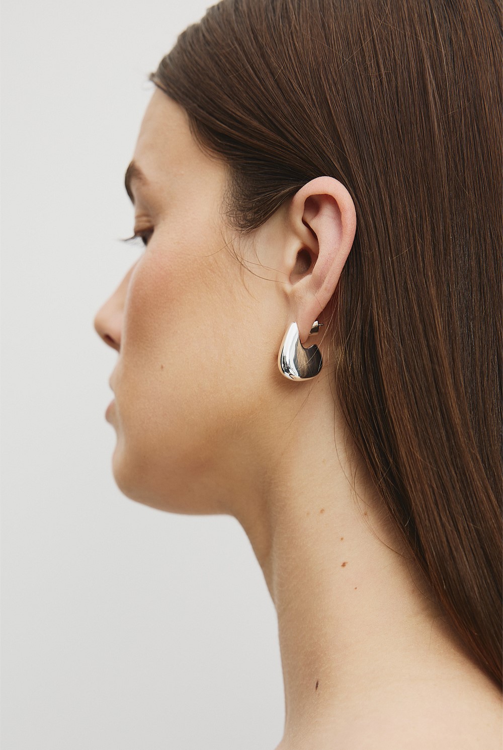 Small Bubble Hoop Earring