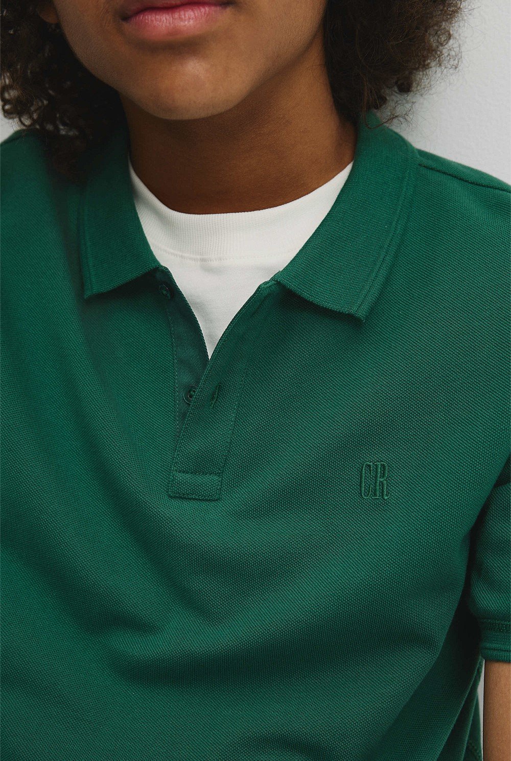 Teen Recycled Cotton Blend Polo Shirt