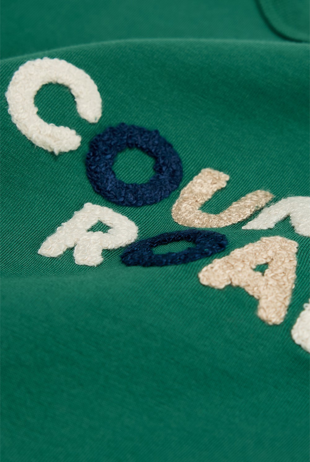 Organically Grown Cotton Boucle Logo T-Shirt