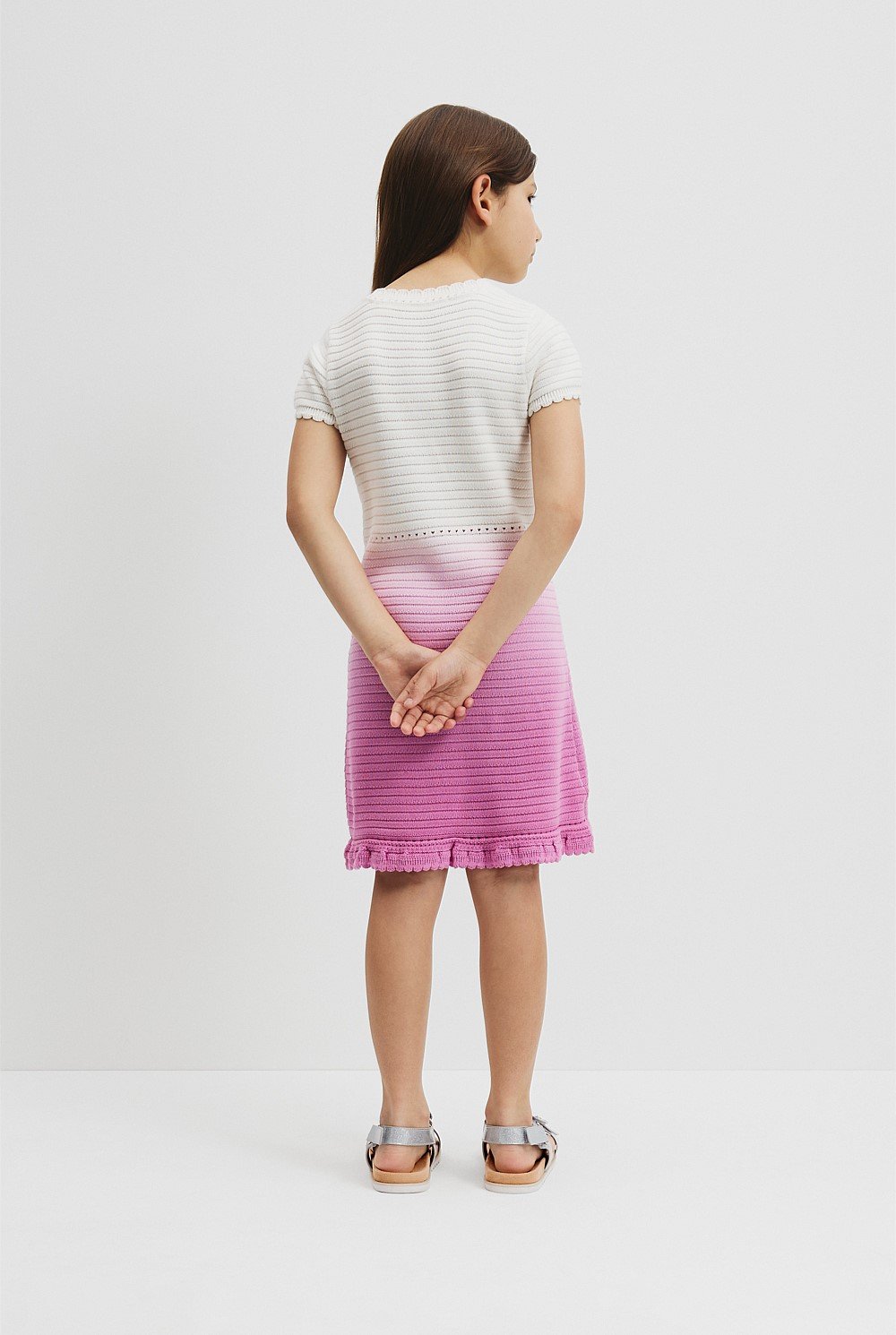 Organically Grown Cotton Ombre Knit Dress