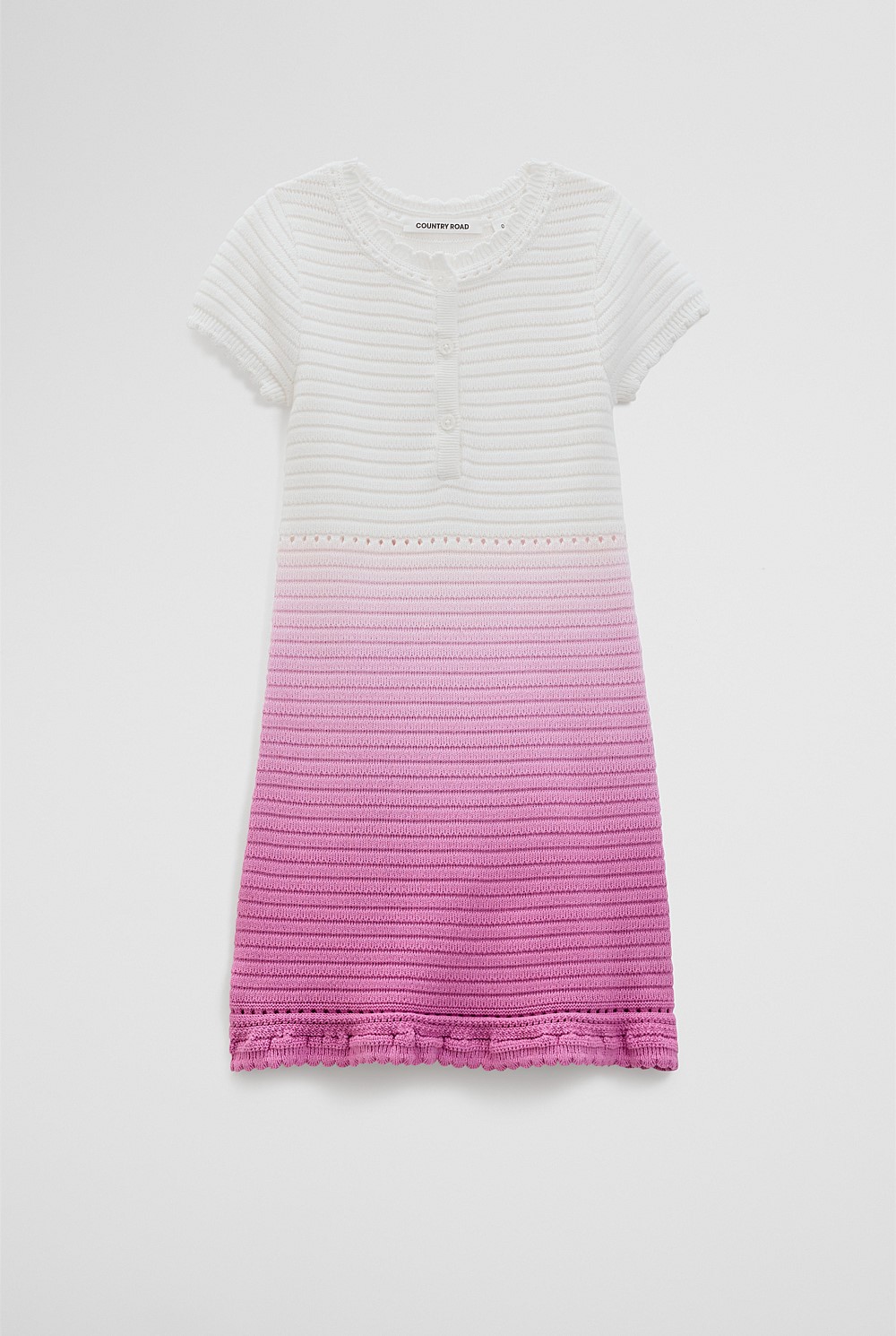 Organically Grown Cotton Ombre Knit Dress