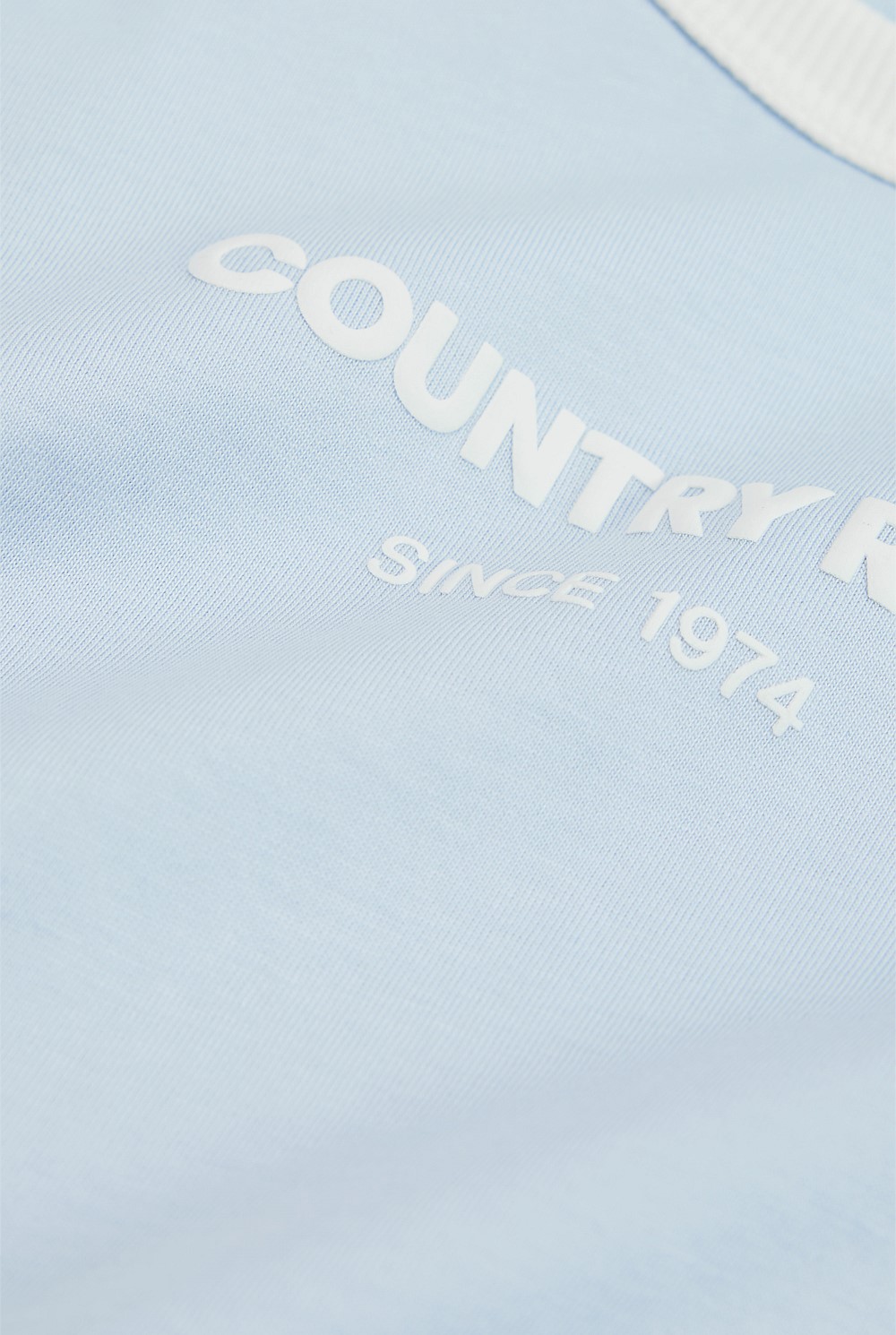 Australian Cotton Contrast Logo T-Shirt