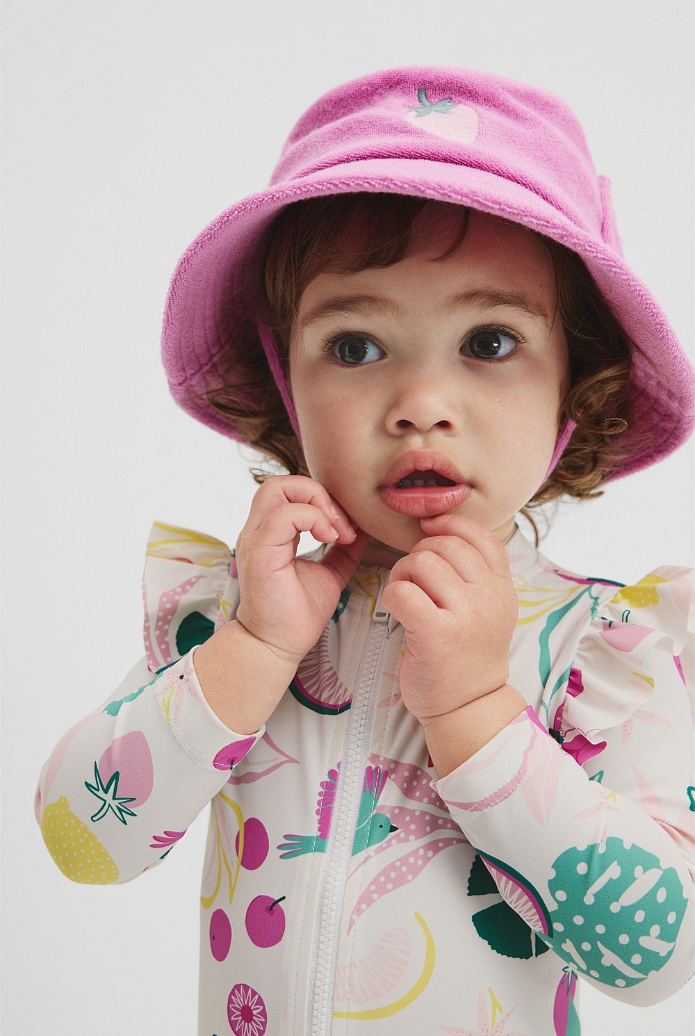 Baby Organically Grown Cotton Terry Bucket Hat