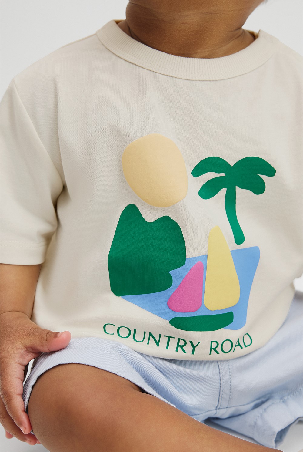 GOTS-Certified Organic Relaxed Palm T-Shirt