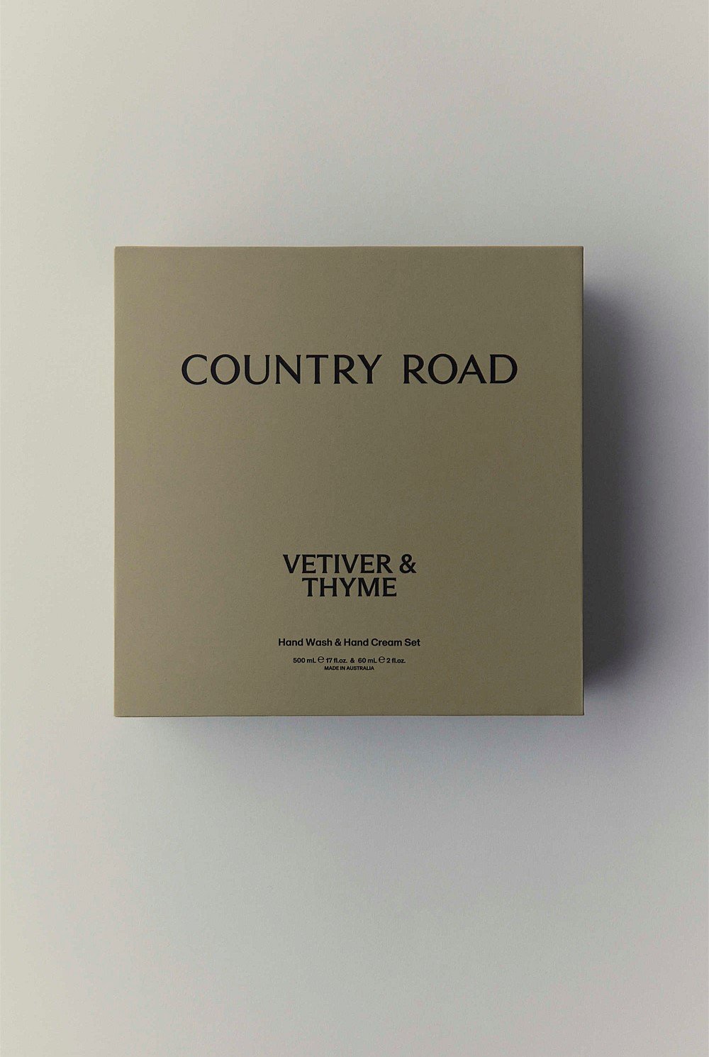 Australian Made Vetiver & Thyme Hand Care Set