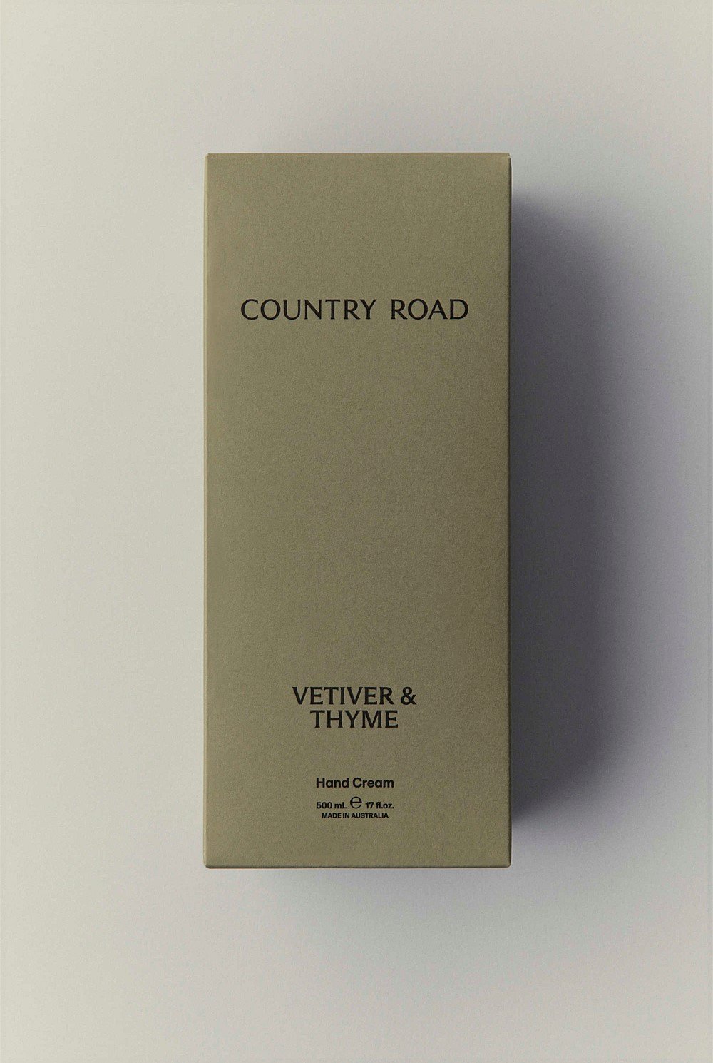 Australian Made Vetiver & Thyme Hand Cream 500mL