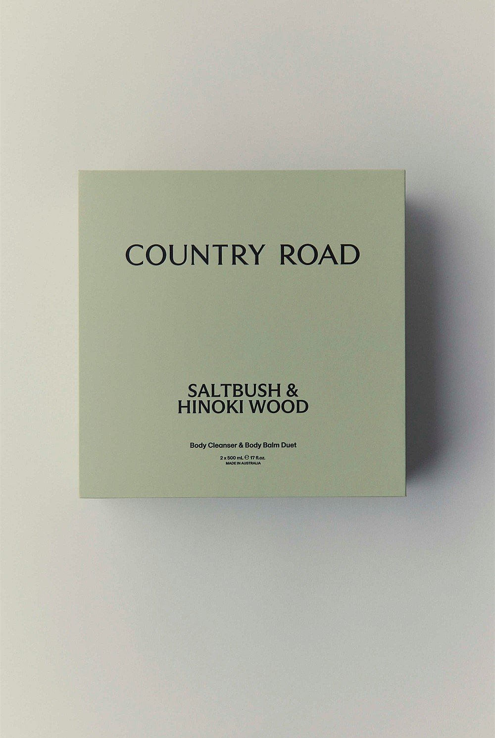 Australian Made Saltbush & Hinoki Wood Body Care Duet