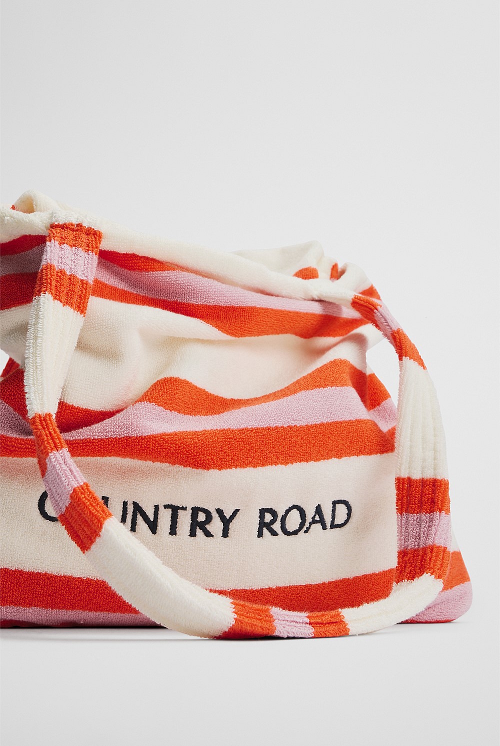 Verified Australian Cotton Stripe Bag-to-Towel