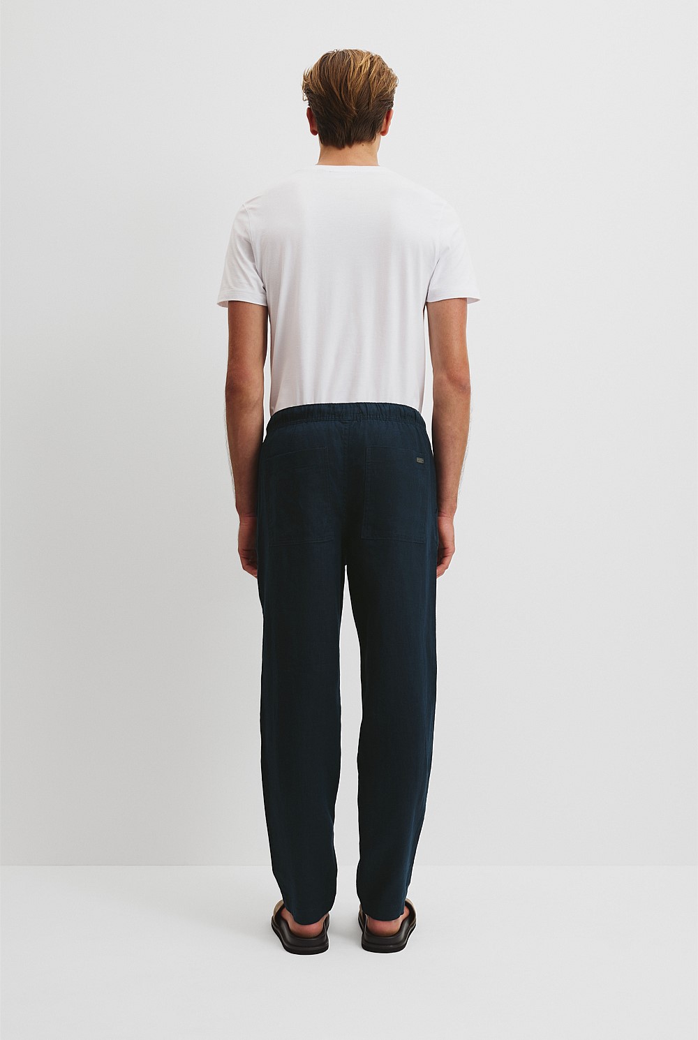 Relaxed Fit Organically Grown Linen Jogger