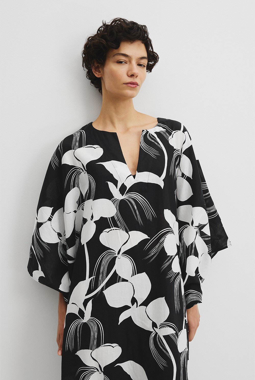 Organically Grown Cotton Print Kaftan