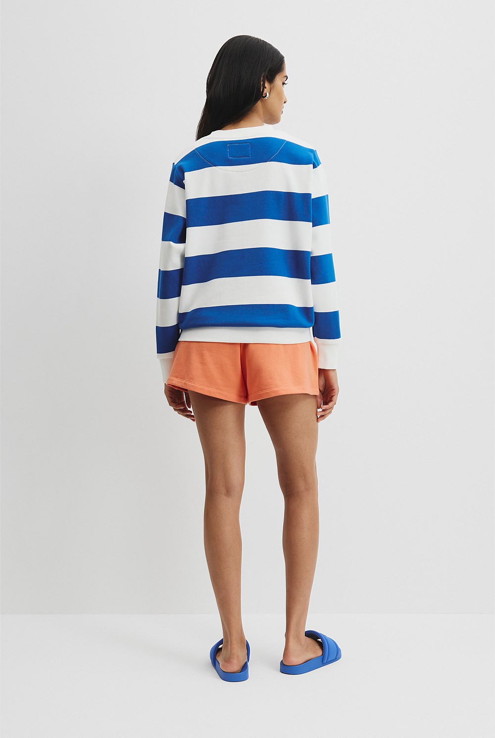 Verified Australian Cotton Stripe Heritage Sweat