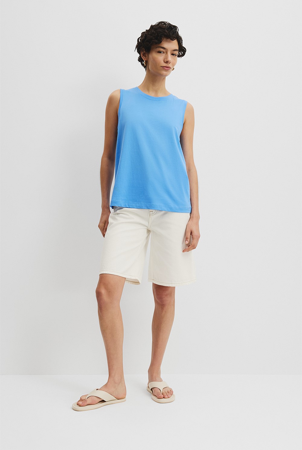 Australian Cotton Relaxed Tank