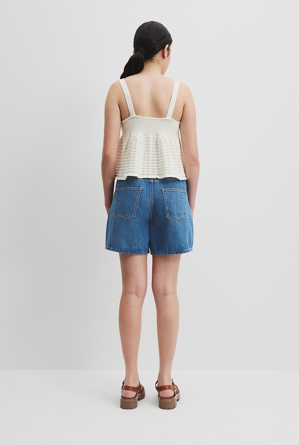 Teen Organically Grown Cotton Textured Knit Cami