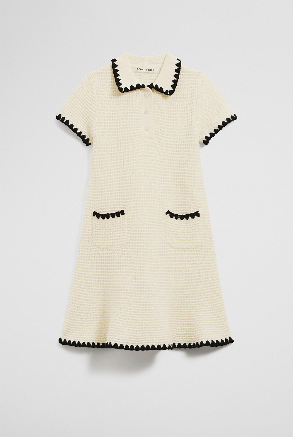 Organically Grown Cotton Crochet Dress