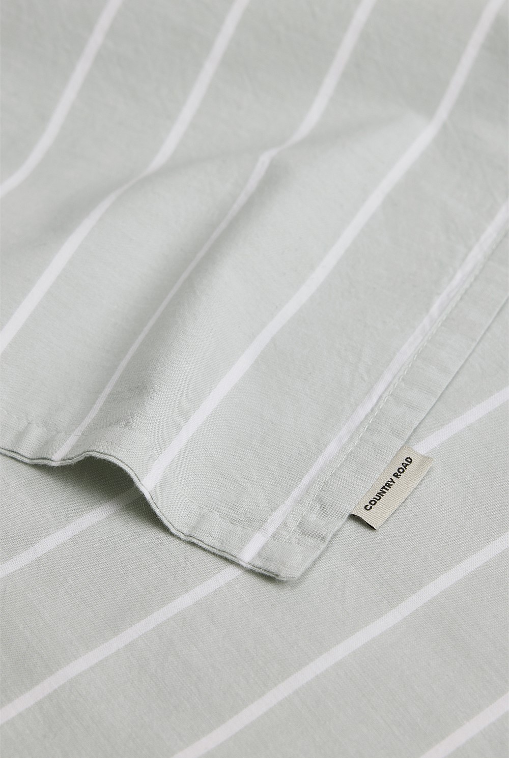 Brae Australian Cotton Stripe King Quilt Cover