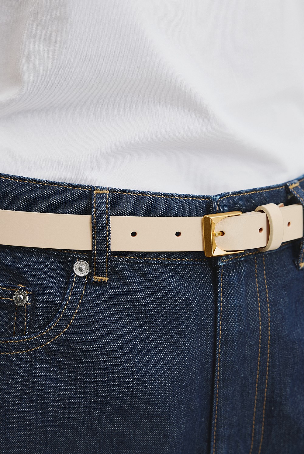 Facet Buckle Belt