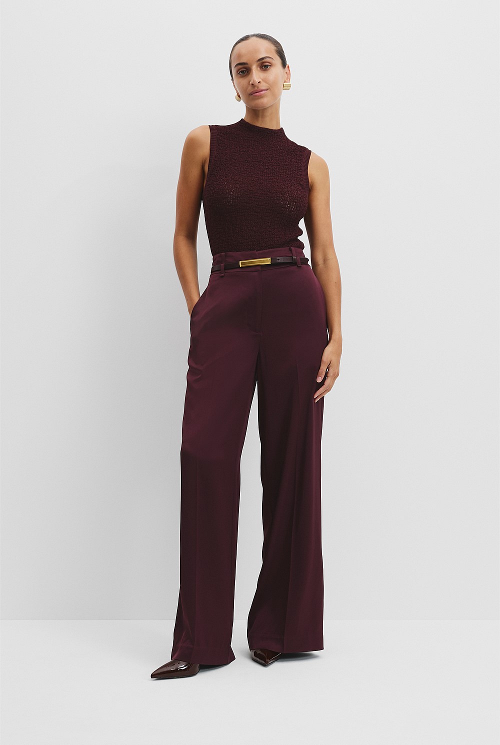 Satin Tux Pant