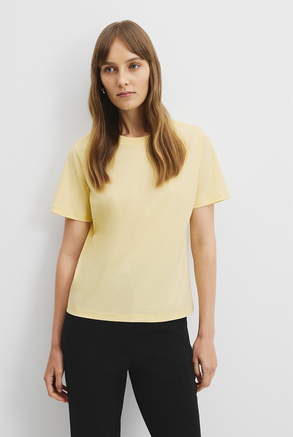 Mercerised Slim T-Shirt