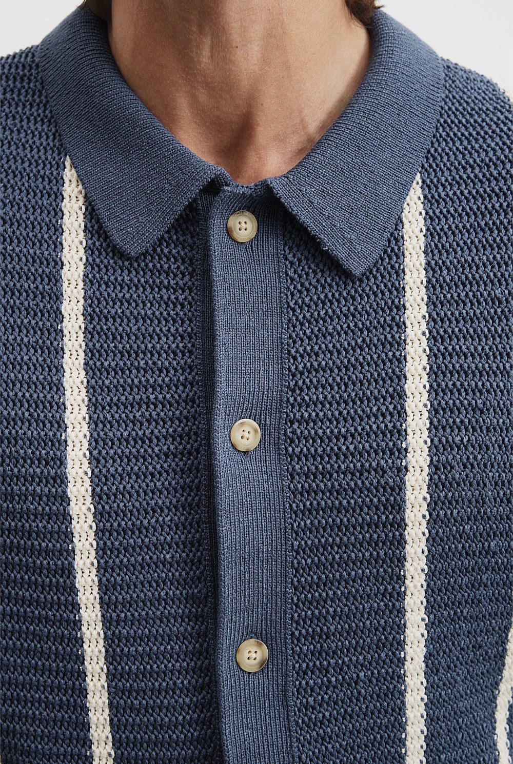 Australian Cotton Textured Knit Shirt