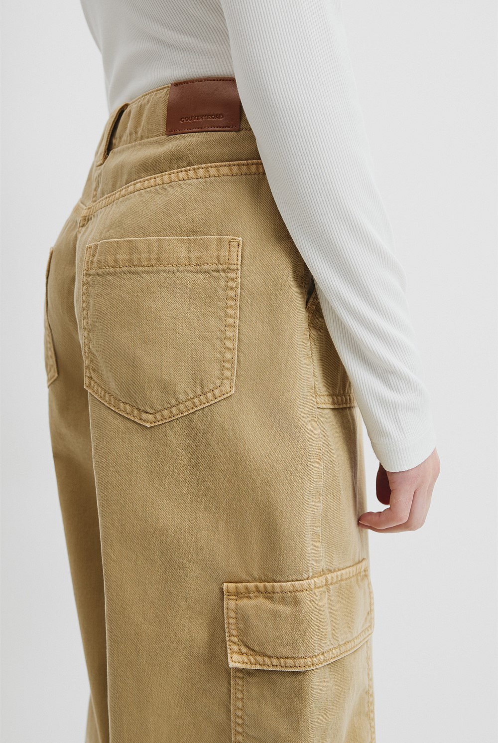 Teen Australian Cotton Blend Denim Cargo Pant