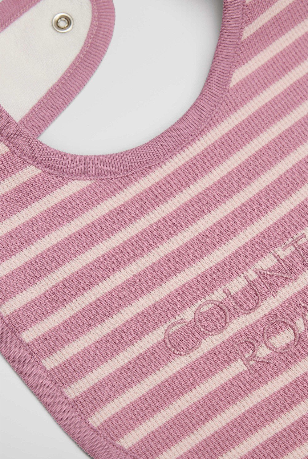 Organically Grown Cotton Waffle Bib