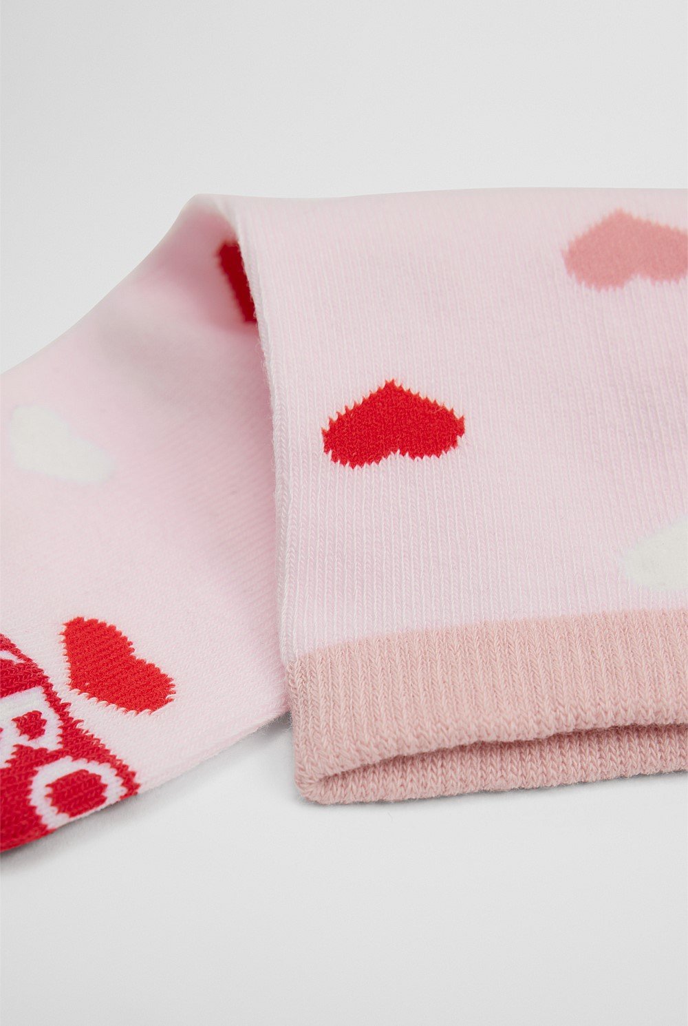 Organically Grown Cotton Blend Heart Sock