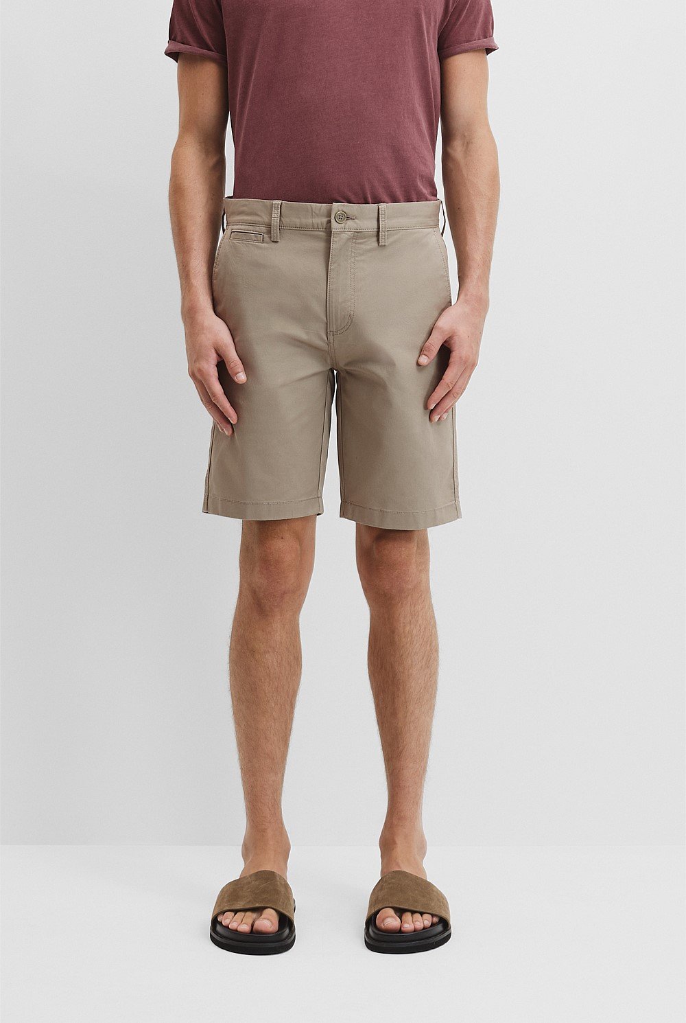 Verified Australian Cotton Stretch Chino Short