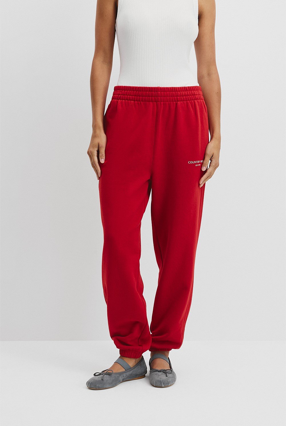 Australian Cotton Logo Track Pant