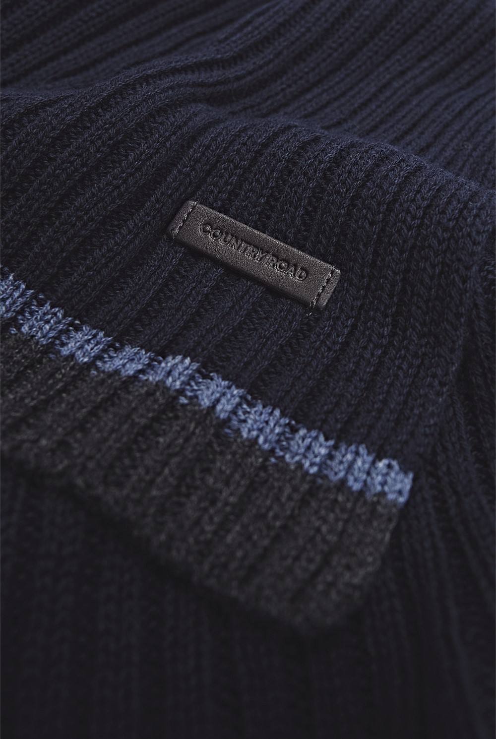 Tipped Rib Scarf