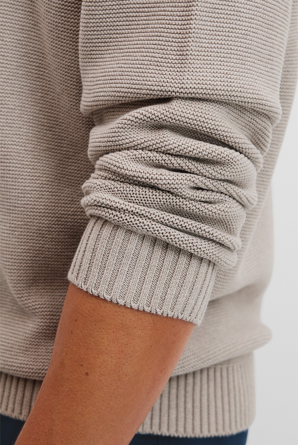 Australian Cotton Crew Neck Knit